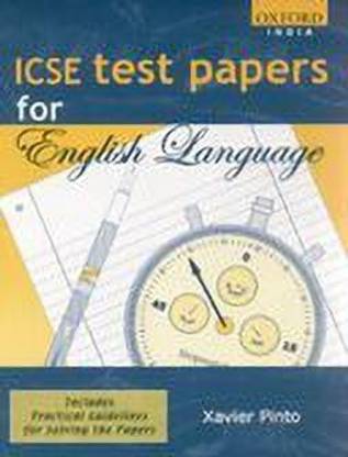 Icse English Test Papers