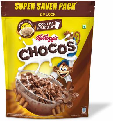 Kellogg's Chocos, High in Protein, B Vitamins, Calcium and Iron, 1.2 kg Pouch