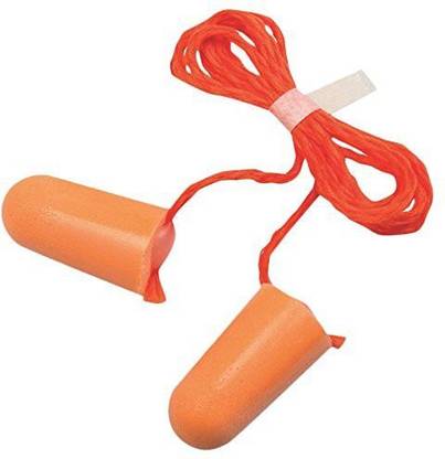 RAHUL PROFESSIONALS 3M Ear Plugs for Noise Reduction, For Industrial Use, Multiuse (Pack of 10) Ear Plug