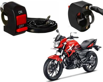 Auto Kite Head Light Fog Light Double Control Bike On/Off Handlebar Switches For Hero Xtreme 200R Handle Bar Grip For Hero CBZ Extreme