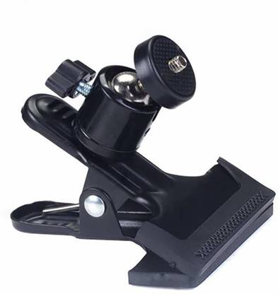 Digiom Tripod Clip Clamp Mount Flash Reflector Holder for Studio Backdrop Camera with 360 Swivel Tripod Mini Ball Head Standard 1/4" Screw,SLR, Digital SLR, Video Came Flash Shoe Adapter