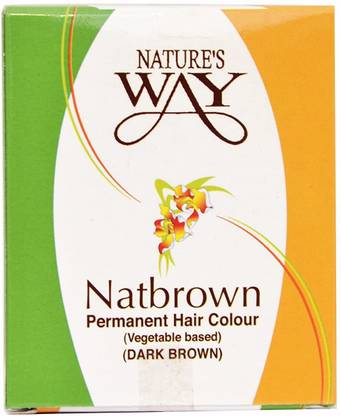 natures way by vibha jain (Vegetable dark Brown Hair Colour) , Brown