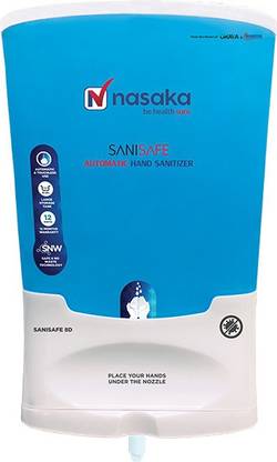 NASAKA SANISAFE 8D AUTOMATIC HAND SANITIZER DISPENSER (DROP) 8 L Liquid Dispenser