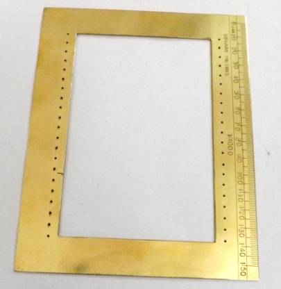 Simrah AREA COMB PATWARI KANGHI AREA MEASUREMENT INSTRUMENT-01 Measuring Scale Cube