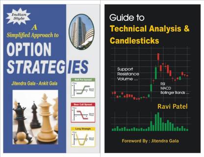 Combo : Option Trading Strategies + Technical Analysis Candlesticks Books