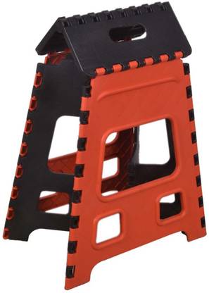 Dev Enterprise 18 inch Space Saving Plastic Foldable Step Stool,Suitable for Adults and Kids Kitchen Stool ( Grey ) Stool