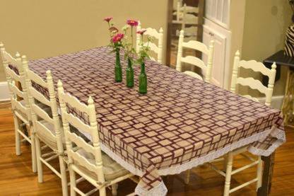 ZITIN Geometric 6 Seater Table Cover