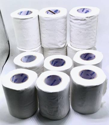 Premart So Soft 2 Ply Toilet Tissue (Pack of 12) Toilet Paper Roll Toilet Paper Roll