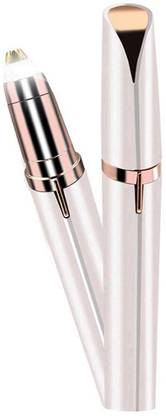 White Wings Electric Eyebrow Trimmer Facial Hair Remover Grooming Kit 60 min  Runtime 0 Length Settings