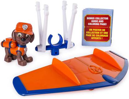 PAW PATROL Ultimate Rescue Zuma's Mini Hang Glider with Collectible Figure