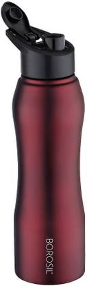 BOROSIL Grip n Sip Stainless Steel Water Bottle, Single Wall, BPA Free 750 ml Bottle