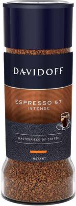 Davidoff Café Espresso 57 Intense Instant Coffee Jar, 100 gm (Imported) Instant Coffee