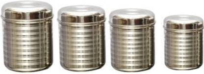 Mj Traders Steel Grocery Container  - 3 L, 3.5 L, 4 L, 5 L