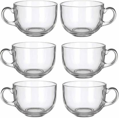 FULKIZA Pack of 12 Glass Chai Transparent Cup Tea Cup, 6 Pieces, Transparent, 190 ml (12)