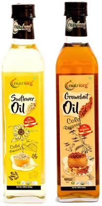 Nutriorg 100% Organic Cold Pressed Oils Combo