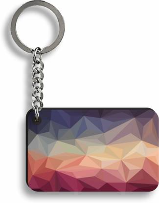 FOKAT Abstract Background Keychains Key Chain