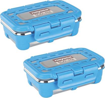NAYASA Eco Me Stainless Steel Chutney Box - Set of 2 1 Containers Lunch Box