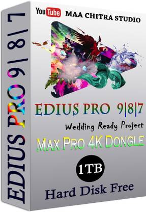 Edius Pro Wedding Projects With 1TB HDD 7/8/9