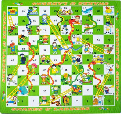 IRIS Interlocking 2 ft. X 2 ft. Snake & Ladder Crawling Mat , 80 sqft