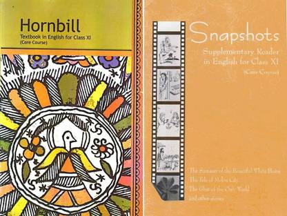 English Ncert Class 11, English Textbook Class 11, Hornbill & Snapshot New With Lamination