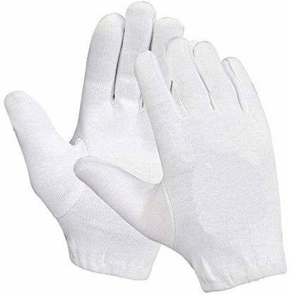 Meron Cotton Gloves for Dry Hands, White Cotton Gloves for Eczema, Cotton Gloves for Handling Film, SPA Gloves for Women, Inspection Gloves for Men, Cloth Gloves Coin Gloves Photography Gloves ( 8 pairs) Nylon  Safety Gloves
