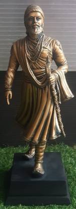 Creation Arts Shivaji Maharaj Status Decorative Showpiece  -  15.24 cm