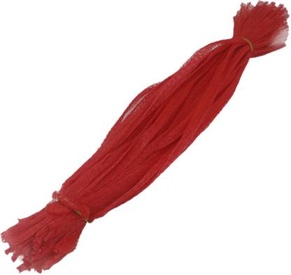 AUMNI CRAFTS Packing Net Poly Mesh Pouches (Pack of 1000) Expandable Size 42x15 CM Red For Fruits Vegetables Toys Seafood Multipurpose (M2) Plastic Storage Pouch