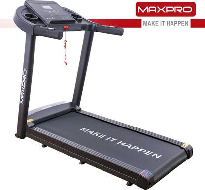 Maxpro PTM 101 1.5HP (3 HP Peak) Motorized Easy Assembly Treadmill with LCD Display, I PAD Holder, MP3 Player Treadmill (Max Weight:90 kg)
