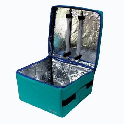 House Of Sensation Portable UV Sterilization, Germicidal & Disinfection Box cum bag with Timer Kills 99.9% of Germs Viruses with 25 Liters - Pack of 1 UV Sterilization Box