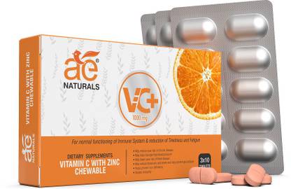 AE Naturals Vitamin C chewable tablets