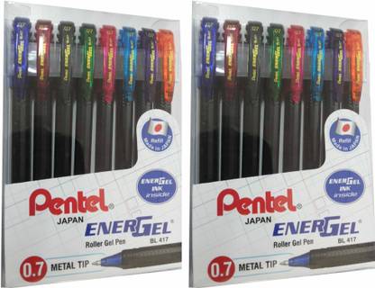 PENTEL ENERGEL 8 PCS SET by THE MARK Gel Pen