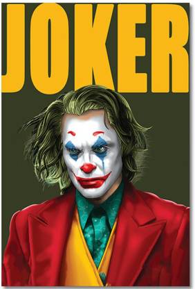 Joker Poster - Joker Wall Poster for Room and Office Paper Print