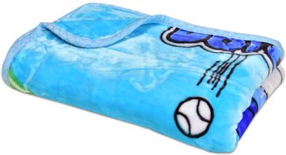 omelette Cartoon Crib Mink Blanket for  Mild Winter