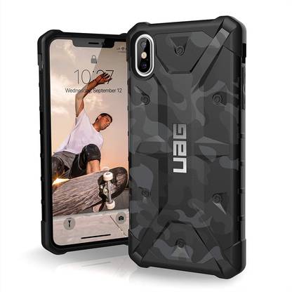 ICREATION Back Cover for Urban Armor Gear (UAG) iPhone X / XS Case, Rugged Protection