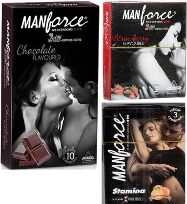 MANFORCE CHOCOLATE FLAVOR CONDOM FOR MEN , STRAWBERRY FLAVOR CONDOM , STAMINA ORANGE FLAVOR CONDOM FOR MEN BIG AND SMALL BOTH AVAILABLE ,EXTRA DOTTED CONDOM, DOTTED CONDOM , WILD CONDOM FOR MEN , 16 PIC IN SALES PACKAGE , EXTRA DOTTED CONDOM FOR MEN , PLAIN CONDOM , EXTRA THIN CONDOM Condom