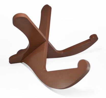 Retailmonk Guitar Stand Universal Wooden Guitar Stand Thicken Plywood X-Frame Style Portable String Instrument Holder with Smooth Edges for Acoustic Classical Bass Guitars Self Closing Stand