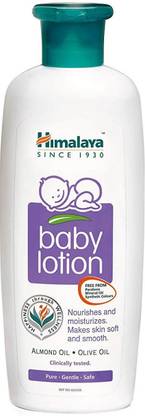 HIMALAYA Since 1930 Almond Oil & Olive Oil Baby Lotion 200ml Pack of 3