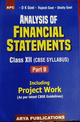 Cbse Analysis Of Financial Statements Class 12 (Cbse Syllabus)