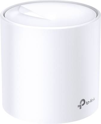 TP-Link Deco X20 Mesh Router 2.4 GHz, 5 GHz 1800 Mbps Wifi Speed Dual Band Internal Antenna Ethernet (Cable Broadband)