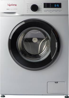 Lifelong 6 kg Fully Automatic Front Load Washing Machine with In-built Heater White