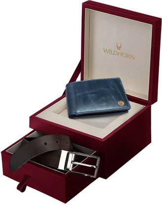 WILDHORN Wallet & Belt Combo