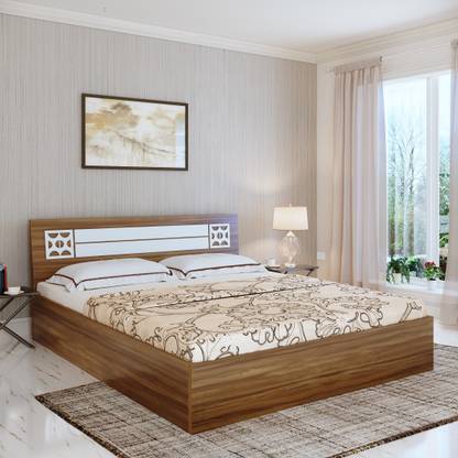 WOODSTYLE Finland Engineered Wood Queen Box Bed