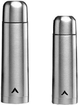 Atlasware Stainless Steel Made in India Vacuum Bullet Flask 1000ml and 750ml combo 1750 ml Flask
