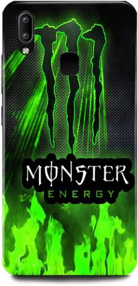 Inditex Back Cover for Vivo Y91/1811 Monster Energy, Drink, Energy, Icon, Monster