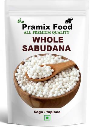 Pramix Whole Sabudana/Sago/Tapioca [ Fasting Food ] 400 gm Sago