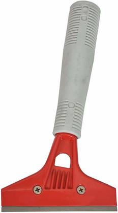 AMIGOS STORE ABS Plastic Floor Scraper with Handle (Standard Size, Multicolour) Kitchen Wiper, Floor Wiper