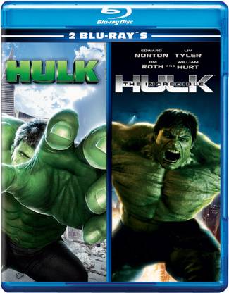 2-Movies Collection: The Incredible Hulk + Hulk (2003) (2-Disc Set)