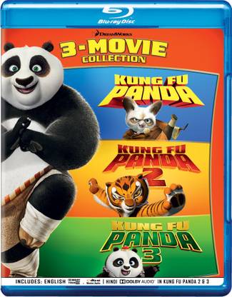 Kung Fu Panda Trilogy: 3 Movies Collection - Part 1, 2 & 3 (3-Disc Box Set)