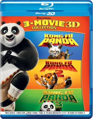 Kung Fu Panda Trilogy: 3 Movies Collection - Part 1, 2 & 3 (Blu-ray 3D) (3-Disc Box Set)