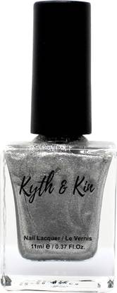 Kyth & kin Hi- Shine Metallic Nail Polish Silver Chalice